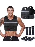 Zátěžová tréninková vesta 12 vložek (prázdná) Zátěžová tréninková vesta 12 vložek (prázdná)