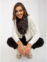 Tunelová šála AT KM 241357.03P černá a červená Tunelová šála AT KM 241357.03P černá a červená