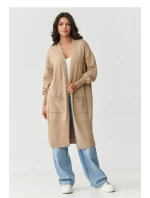 Svetr na zapínání model 218105 Makadamia Svetr na zapínání model 218105 Makadamia