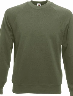 Fruit of the Loom Classic Raglan Sweat Raglánová mikina 16.2216 classic olive