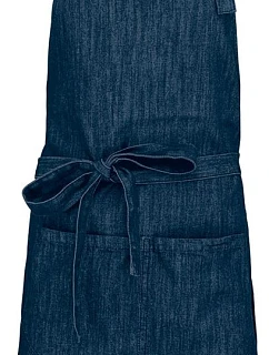 Kariban K 890 Zástěra s laclem "Sommelier" 20.K890 denim