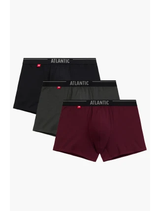 Atlantic 3MH-011 3-pack barva:fialová/černá/khaki