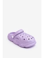 Dětské pěnové pantofle fialove Cloudy