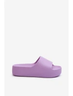 Dámské žabky na tlusté podrážce béžové Oreithano