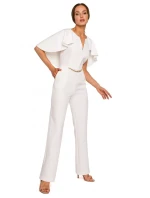 M670 Kombinéza s volánky - černá