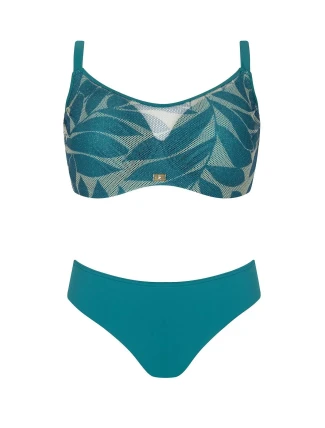 Dámské dvoudílné plavky S940V1MS4 Mystic 4 zelené - Self Dámské dvoudílné plavky S940V1MS4 Mystic 4 zelené - Self