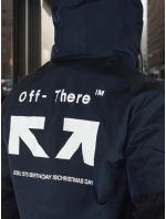 Pánská přechodná bunda s kapucí modrá FashionStreet TX5026 Pánská přechodná bunda s kapucí modrá FashionStreet TX5026