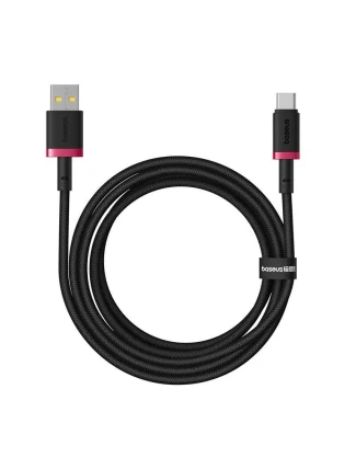 Baseus Dura USB-Type C 60W 2m kabel (červený/černý)