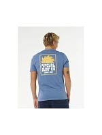 Pánské tričko RIP CURL Pacific Rinse Sunrise Tee, modré Pánské tričko RIP CURL Pacific Rinse Sunrise Tee, modré