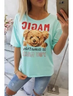 Halenka s potiskem Magic mint Halenka s potiskem Magic mint