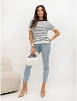Svetr IR SW 57881.99, bílý a tmavě modrý