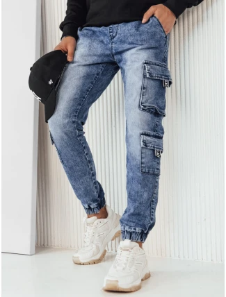 Pánské bojové kalhoty modré FashionStreet UX4229