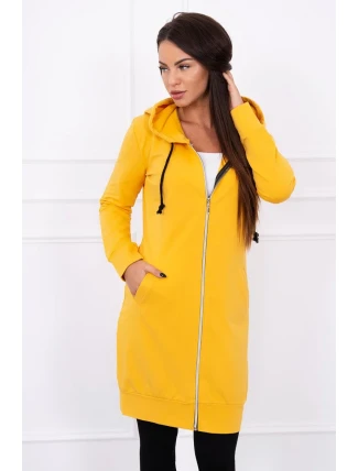 Mikina s kapucí v hořčicové barvě Mikina s kapucí v hořčicové barvě