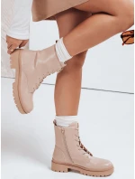 Dámské kozačky STYLOBOSS cream FashionStreet ZY0522 Dámské kozačky STYLOBOSS cream FashionStreet ZY0522