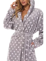 L&L 2406 Dots Long S-2XL dámský župan