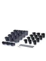 VERTIKÁLNÍ ZAHRADNÍ ZÁVĚSNÉ KVĚTINY ANTHRACITE dětské