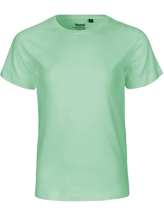 Neutral O 30001 Dětské tričko z bio bavlny 77.3001 dusty mint