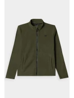 Klučičí Fleecová Mikina S Límcem 4F Khaki 4FJWMM00TFLEM245-36S