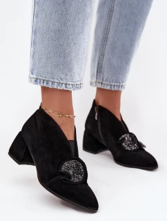 Boty na podpatku model 219245 Step in style