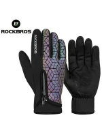 Cyklistické rukavice Rockbros S077-8 black-oil XL