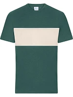 Daiber 8049 Tričko z bio bavlny "Colour-Block" 02.8049 smoky green/sandstone Daiber 8049 Tričko z bio bavlny "Colour-Block" 02.8049 smoky green/sandstone