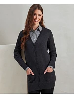 Premier PR 698 Dámský cardigan dlouhý 39.0698 charcoal