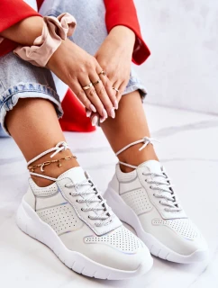 Klasické dámské tenisky bílé Carly