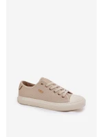Dámské Textilní Tenisky Big Star RR274767 Béžové