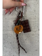 Přívěsek Na Klíče Do Tašky Čokoláda Preclík Srdce Jorine