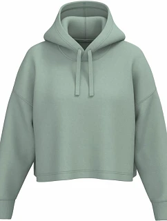 Kariban ProAct PA 396 Dámská crop mikina s kapucí 20.P396 sage