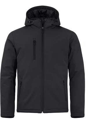 Clique Padded Hooded Softshell Men Pánská zateplená softshellová bunda s kapucí 67.0952 black
