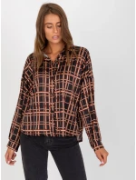 Košile EM KS 3292.69P černá a béžová