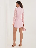 MI SK šaty A1664.91 světle růžové MI SK šaty A1664.91 světle růžové