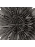 DEKORAČNÍ PAPÍROVÁ ZÁVĚSNÁ HVĚZDA 3D 50CM ŠEDÁ