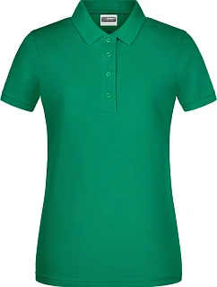 Daiber 8009 Dámské piqué polo z bio bavlny 02.8009 irish green