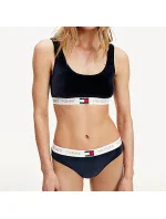 Dámská sportovní podprsenka Velour UW0UW02393-DW5 - Tommy Hilfiger Dámská sportovní podprsenka Velour UW0UW02393-DW5 - Tommy Hilfiger