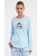 Dámské pyžamo dlouhé Tučňák