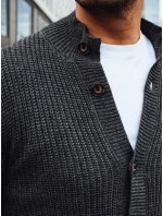 Pánský tmavě šedý svetr FashionStreet WX2345