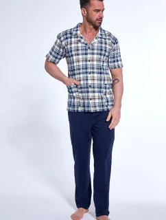 Pyžamo Cornette 318/54 cr/r 3XL-5XL pánské rozepínací