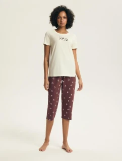 Henderson Dámské pyžamo 44465 Evika kr/r S-3XL