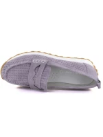 Fialové semišové kožené mokasíny Sergio Leone SP009