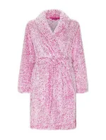 Dámský župan 71232-404 malinovo bílý - Rebelle Dámský župan 71232-404 malinovo bílý - Rebelle