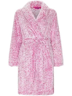 Dámský župan 71232-404 malinovo bílý - Rebelle