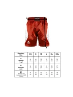 MASTERS SBOX-MFE boxerské šortky červené XS