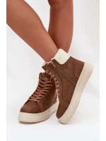 Dámské zimní boty s kožíškem Lee Cooper LCJ-25-01-3735 hnědé Dámské zimní boty s kožíškem Lee Cooper LCJ-25-01-3735 hnědé