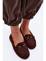 Dámské mokasiny Ploché Čokoládové Olisa