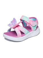 Skechers dětské sandály JUMPSTERS SANDAL BUTTERFLY BRITES 303109N PKMT