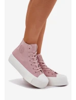 Dámské Tenisky Na Platformě Big Star RR274739 Růžové