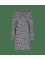 Dámská noční košile Endless Comfort NDK LSL - DARK GREY MELANGE - tm. šedá M034 - TRIUMPH Dámská noční košile Endless Comfort NDK LSL - DARK GREY MELANGE - tm. šedá M034 - TRIUMPH