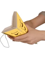 DEKORACE PAPÍROVÁ HVĚZDA Š.45 CM 9 ZLATÉ RÁMEČKY dětské